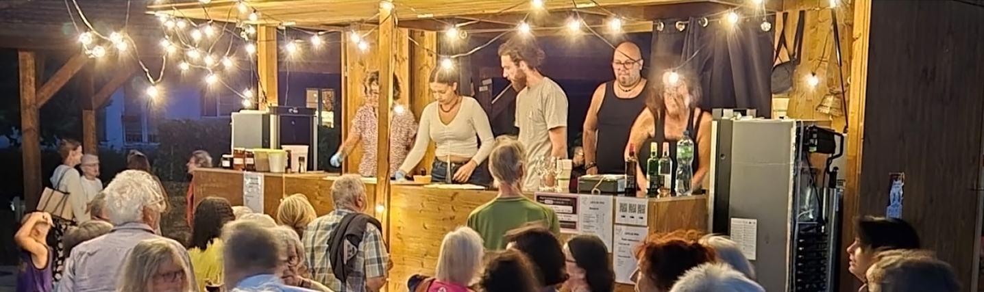 coté bar de la roulotte